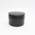 Cosmetics Storage Container 120ml 4oz 100ml 3oz amber PET plastic Jar with plastic screw cap plastic-1AN